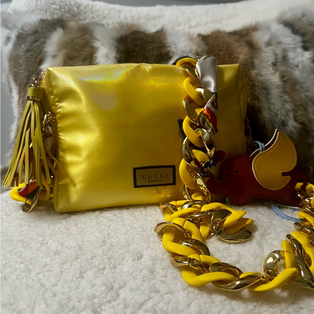 Gucci Beauty Upcycled Iridescent Crossbody Bag